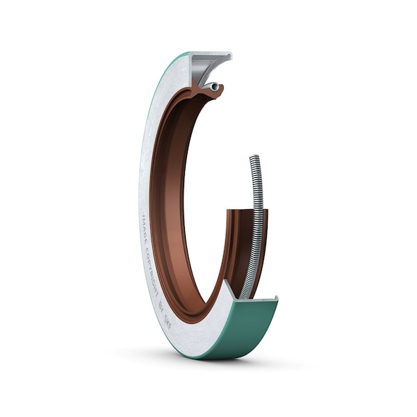 FKM, double lip, Wave oil seal, Bore-Tite
